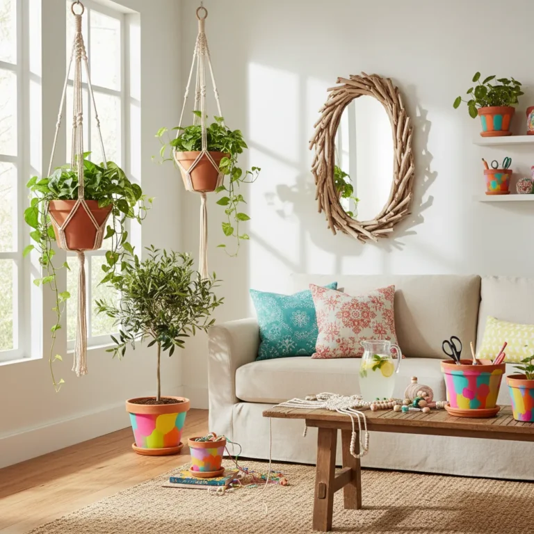 Summer DIY Crafts: 20 Fresh Ways to Transform Your Home Decor