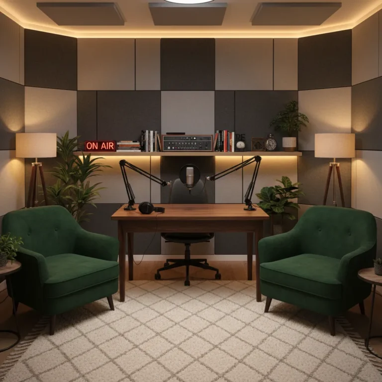 18 Acoustic Podcast Room Ideas for Perfect Sound Recording