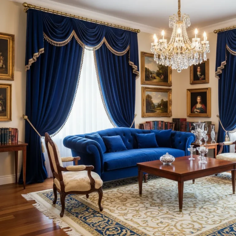 16 Royal Living Room Curtain Ideas for a Palace-Inspired Look