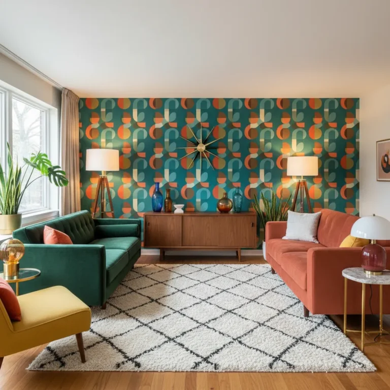 18 Vibrant Mid-Century Modern Living Room Designs to Brighten Your Home