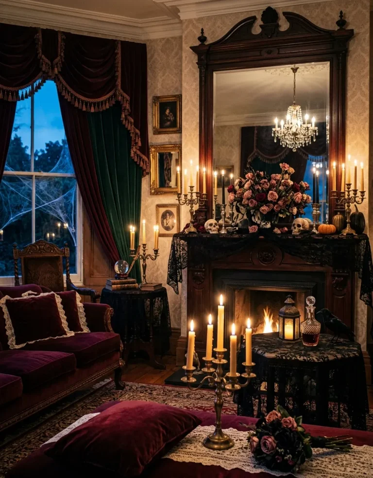 16 Victorian-Inspired Halloween Ideas for a Dark & Romantic Home