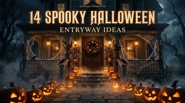 14 Spooky Halloween Entryway Ideas That Make a Creepy First Impression
