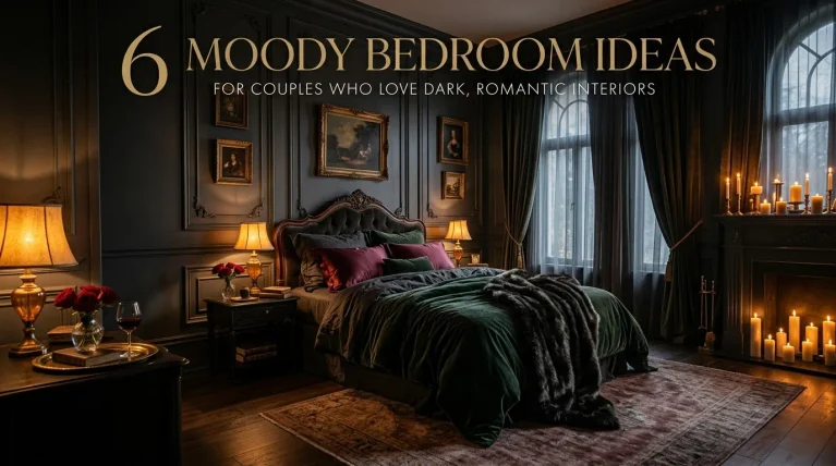 6 Moody Bedroom Ideas for Couples Who Love Dark, Romantic Interiors