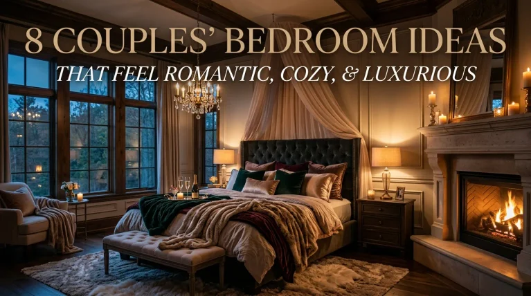 8 Couples’ Bedroom Ideas That Feel Romantic, Cozy, and Luxurious